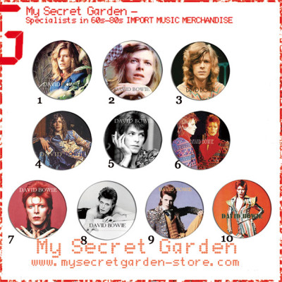 David Bowie - Ziggy Stardust , Hunky Dory Portrait Pinback Button Badge Set 1a or 1b ( or Hair Ties / 4.4 cm Badge / Magnet / Keychain Set )